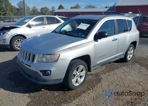 2012 Jeep Compass Sport из США, поврежденный, VIN 1C4NJDBB0CD621065